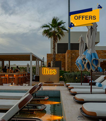 Dining at Ilios Beach Club