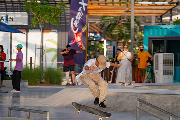 Indoor Skateboarding Promotion