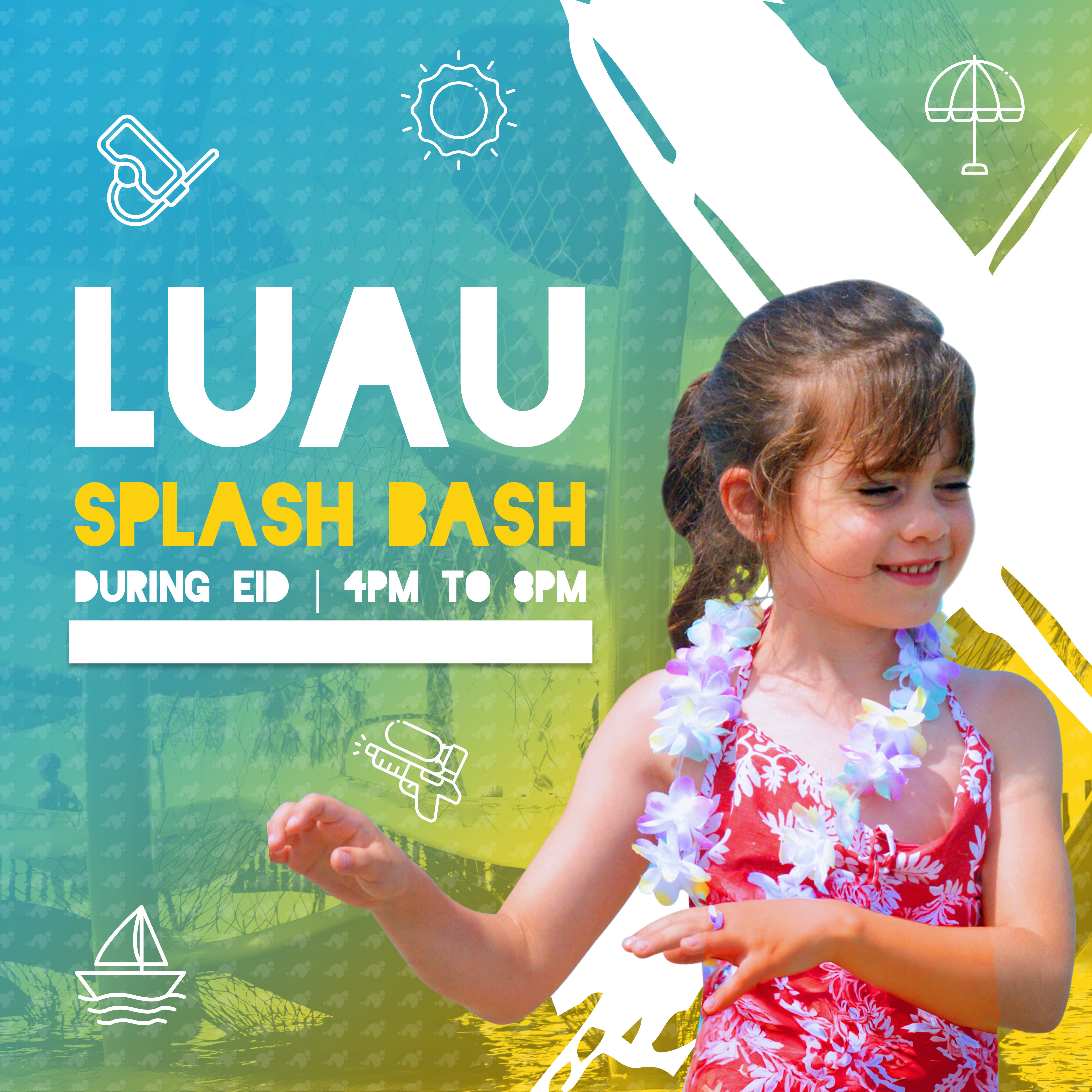 Luau Splash Eid Event