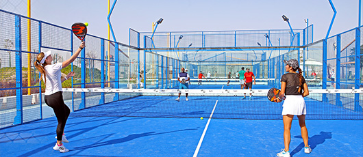 رسوم جديدة لملاعب البادل في القرية الرياضية 321